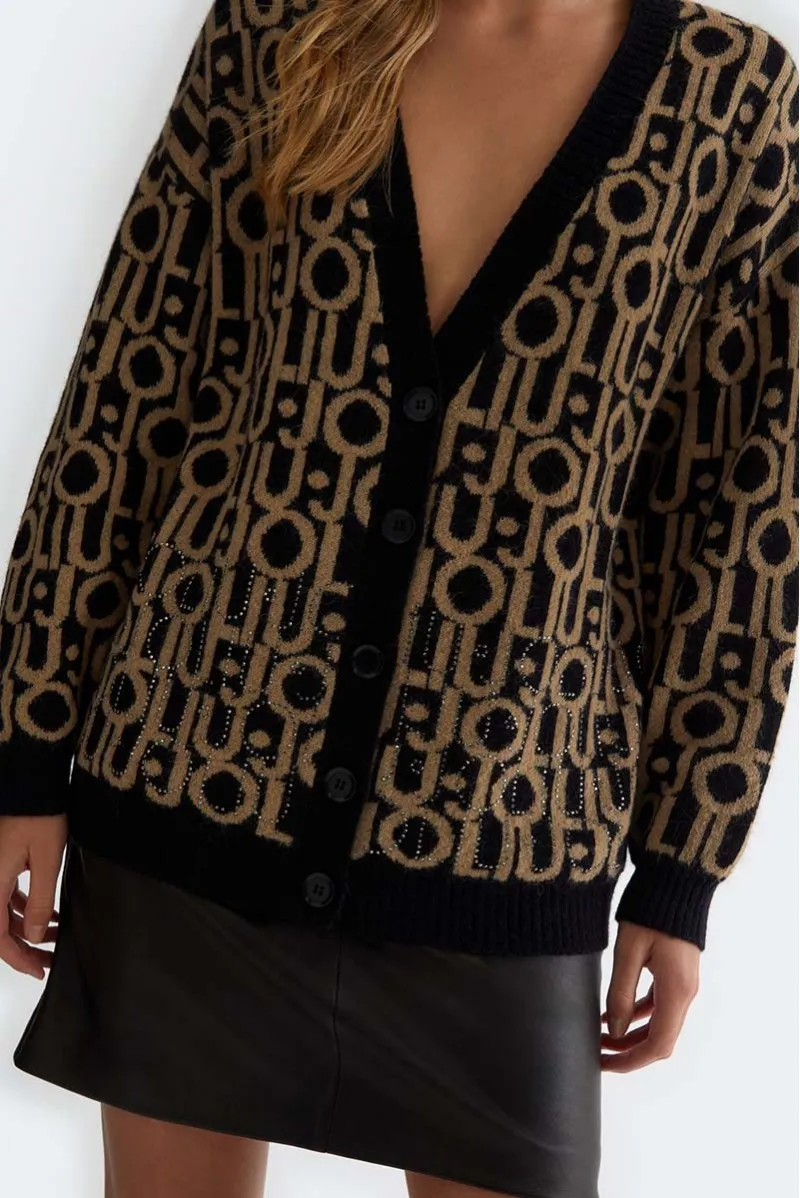LIU JO CARDIGAN BOTTONI JEANSERIA