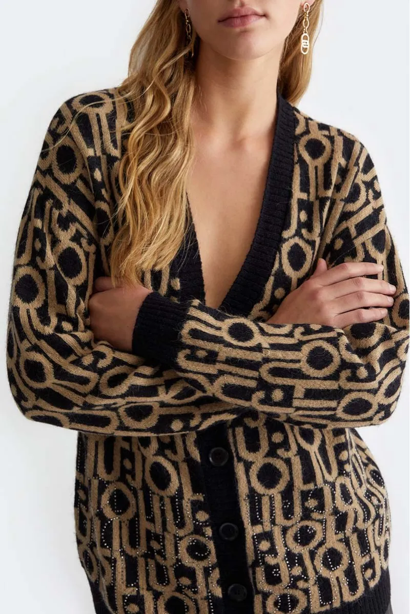 LIU JO CARDIGAN BOTTONI JEANSERIA