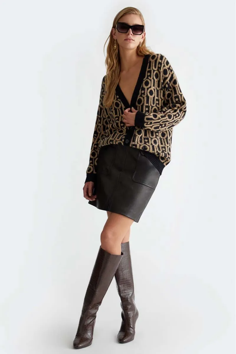LIU JO CARDIGAN BOTTONI JEANSERIA