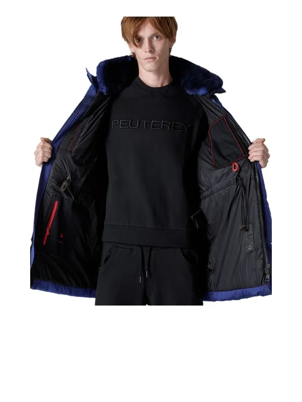 Long Periwinkle Parka