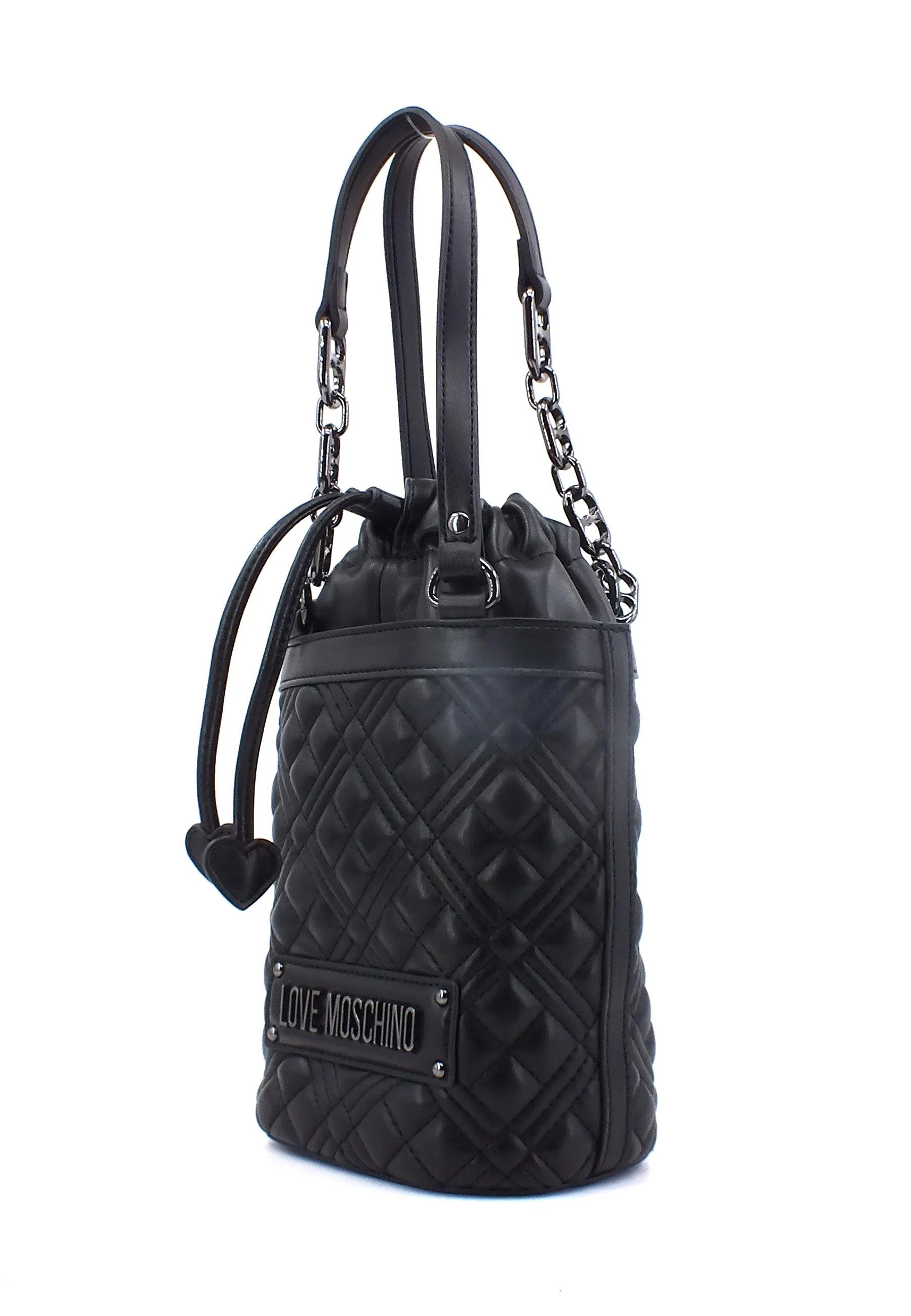 LOVE MOSCHINO Borsa Bucket Nero Canna Di Fucile JC4165PP0HLA000A