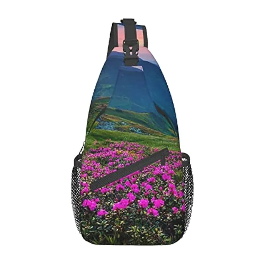 Lsjuee Borsa a tracolla diagonale casual unisex Circle, zaino multiuso a tracolla da viaggio, zaino da escursionismo 175413207