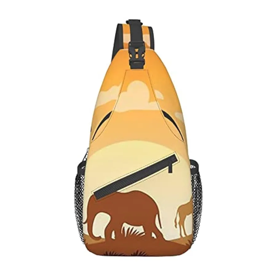 Lsjuee Borsa a tracolla diagonale casual unisex Circle, zaino multiuso a tracolla da viaggio, zaino da escursionismo 175413207