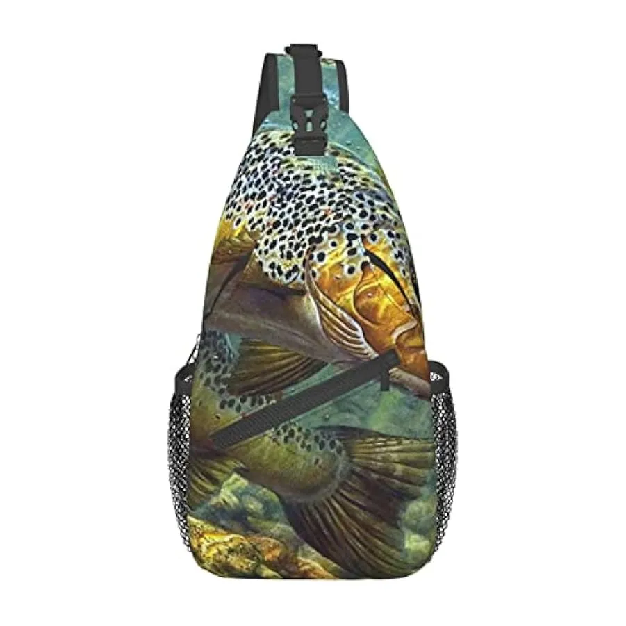 Lsjuee Borsa a tracolla diagonale casual unisex Circle, zaino multiuso a tracolla da viaggio, zaino da escursionismo 175413207