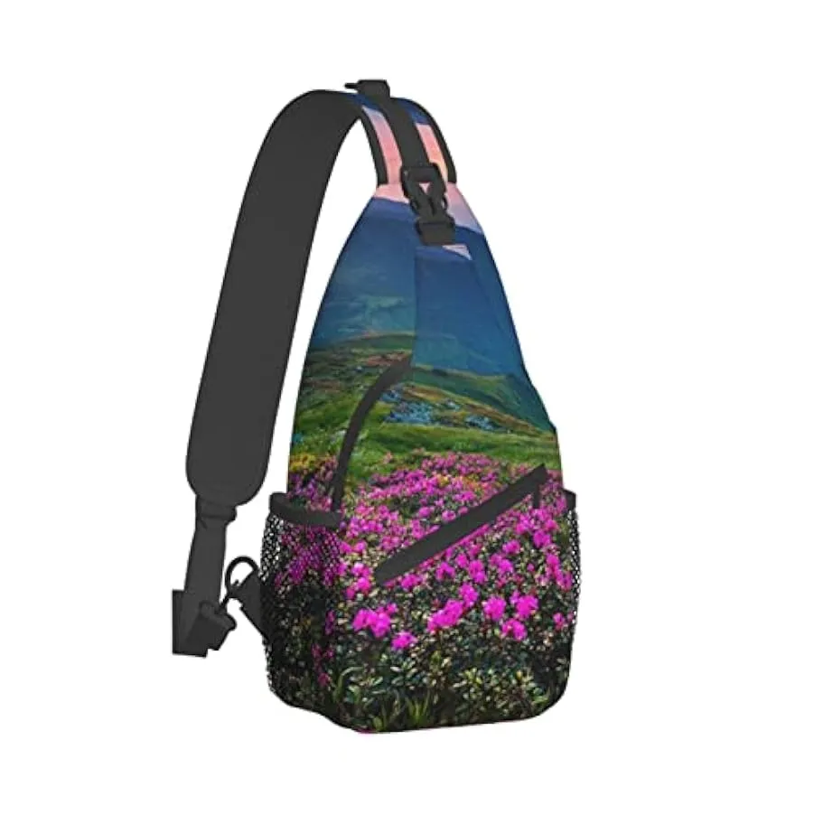 Lsjuee Borsa a tracolla diagonale casual unisex Circle, zaino multiuso a tracolla da viaggio, zaino da escursionismo 175413207