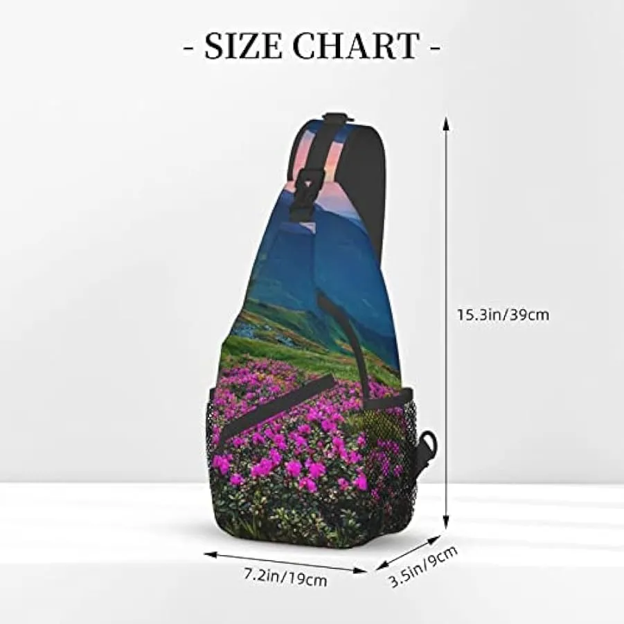Lsjuee Borsa a tracolla diagonale casual unisex Circle, zaino multiuso a tracolla da viaggio, zaino da escursionismo 175413207
