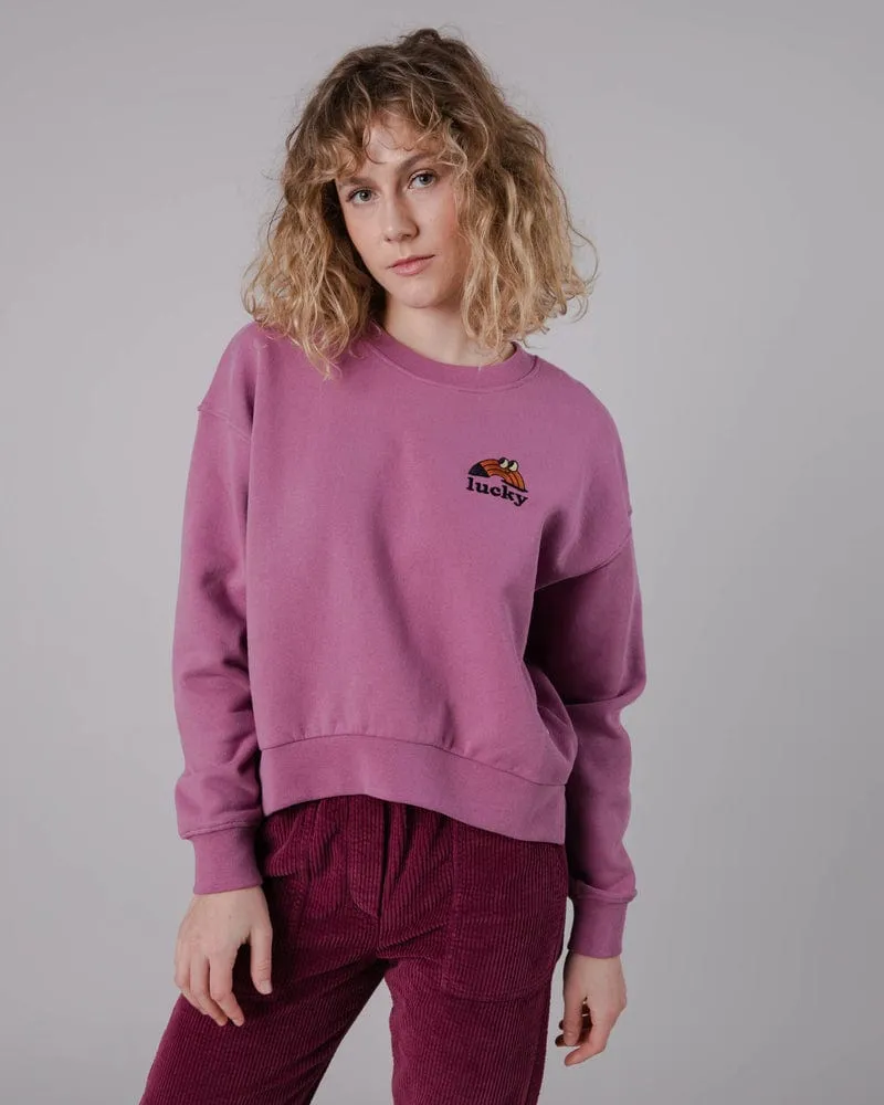 LUCKY ROUNDED SWEATSHIRT