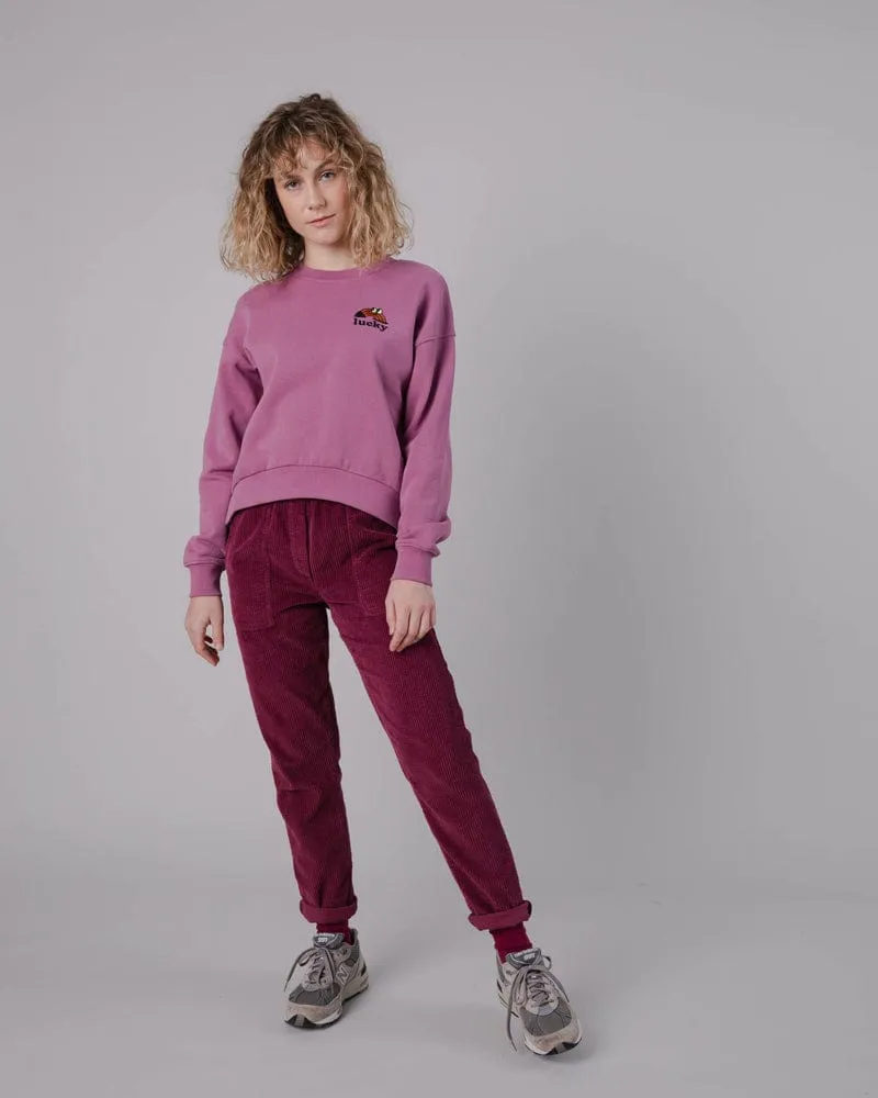 LUCKY ROUNDED SWEATSHIRT