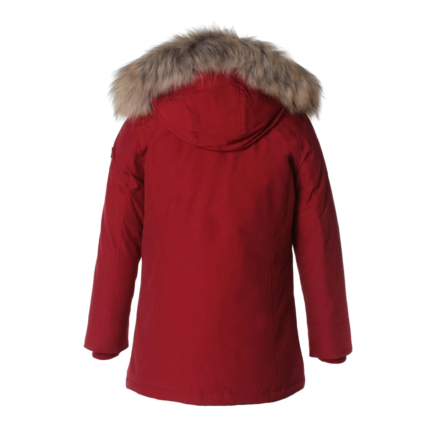 Luxury Arctic Parka Girl Rosso