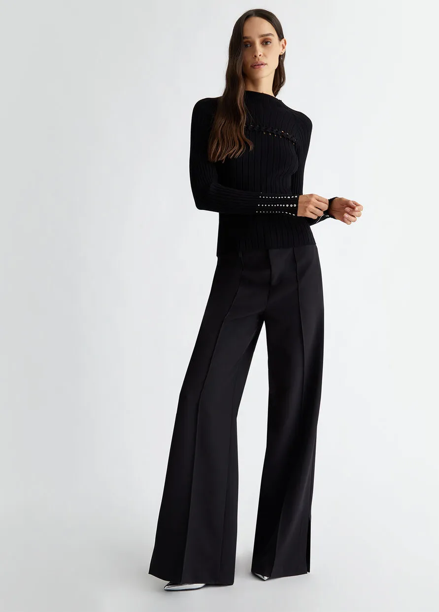 Maglia Coste Nero Liu Jo