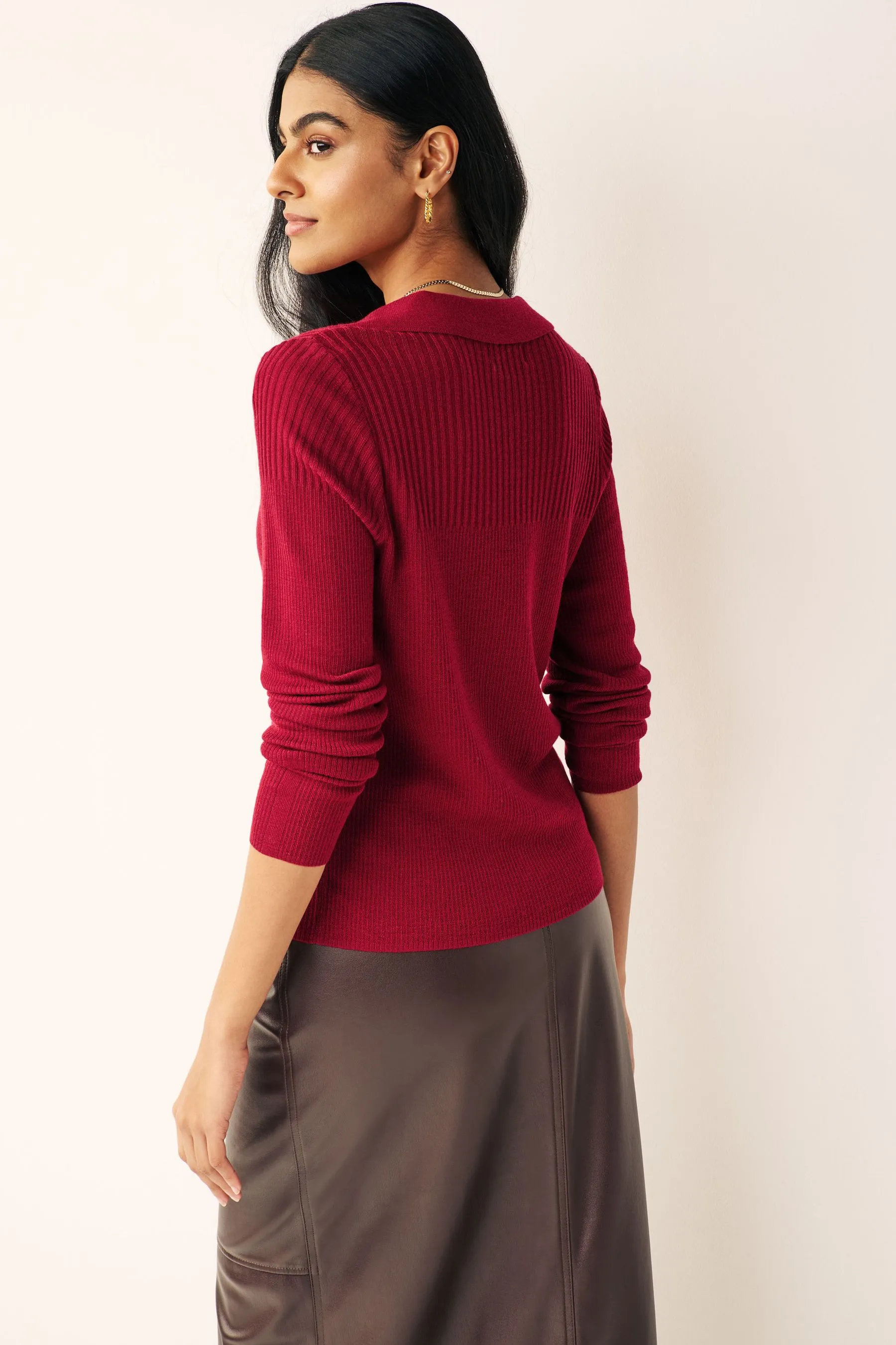 Maglia dolcevita in lana merino premium