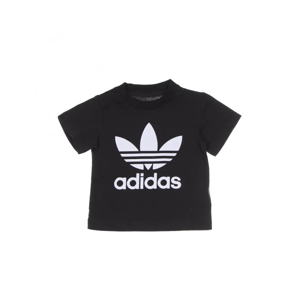 maglietta bambino trefoil tee BLACK/WHITE