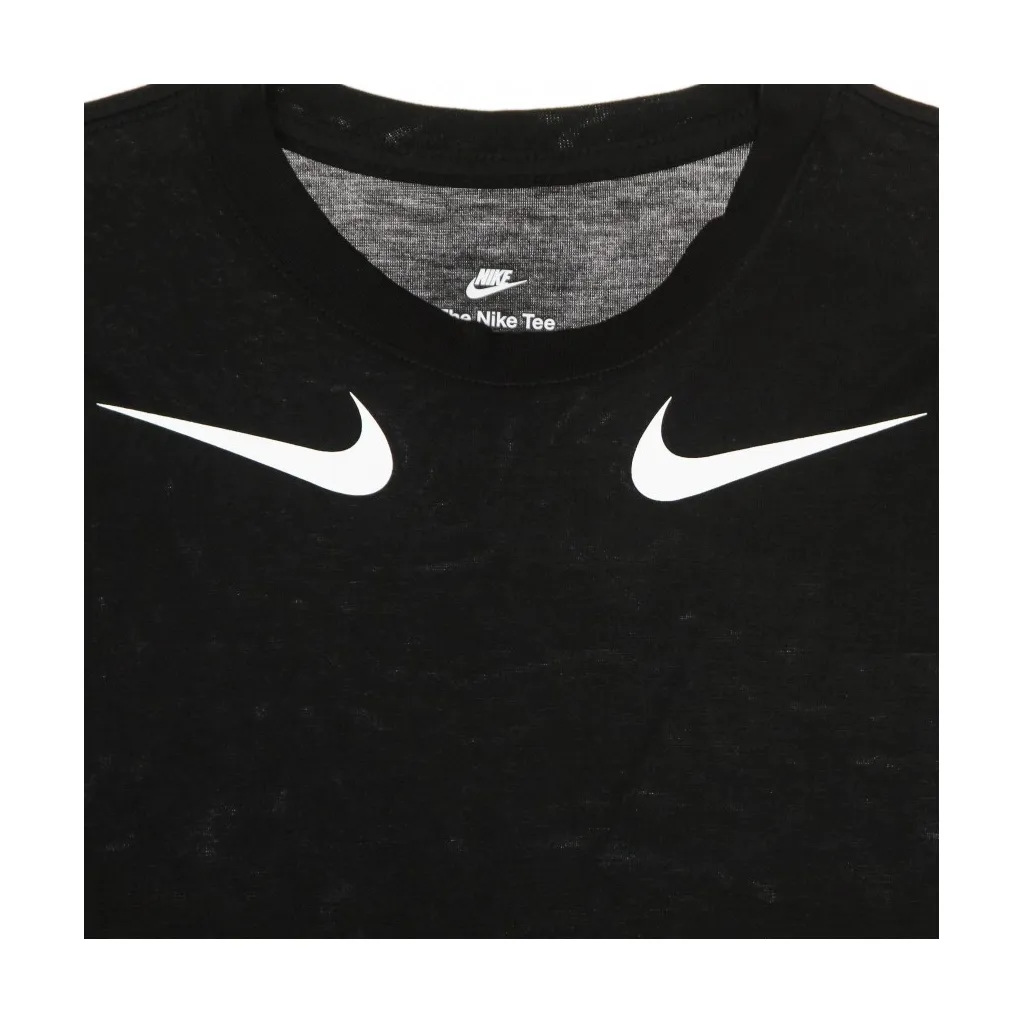 maglietta corta donna w swoosh tee BLACK