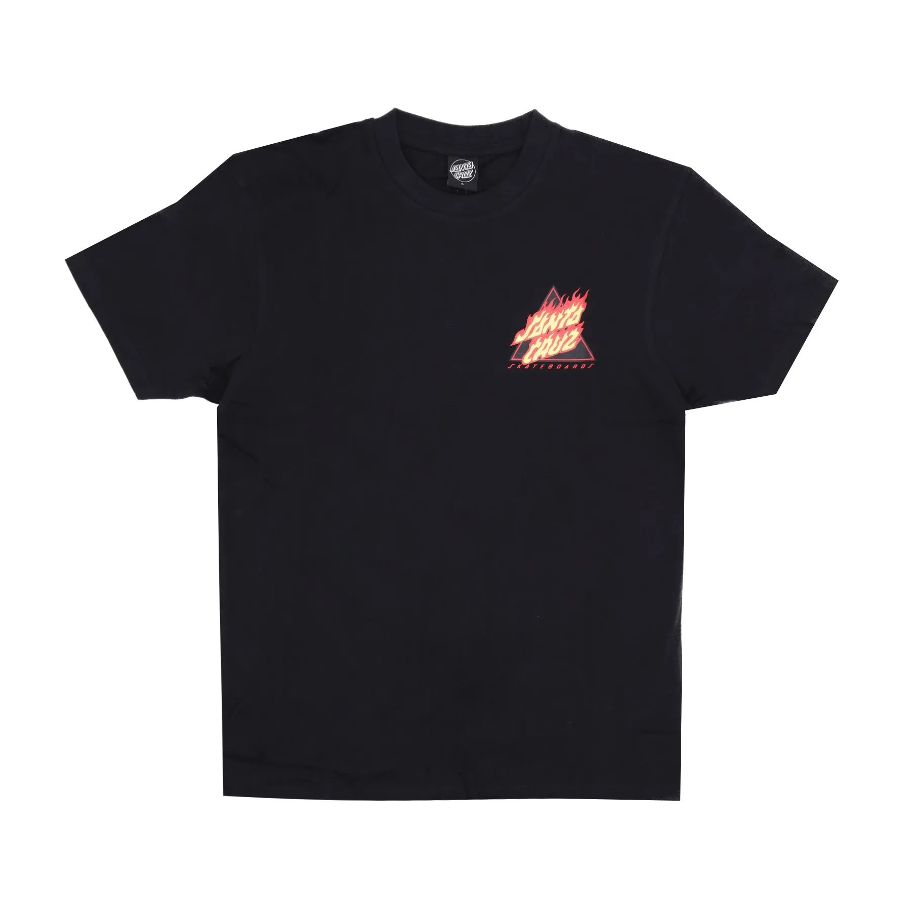 Maglietta Uomo Flamed Not A Dot Tee Black