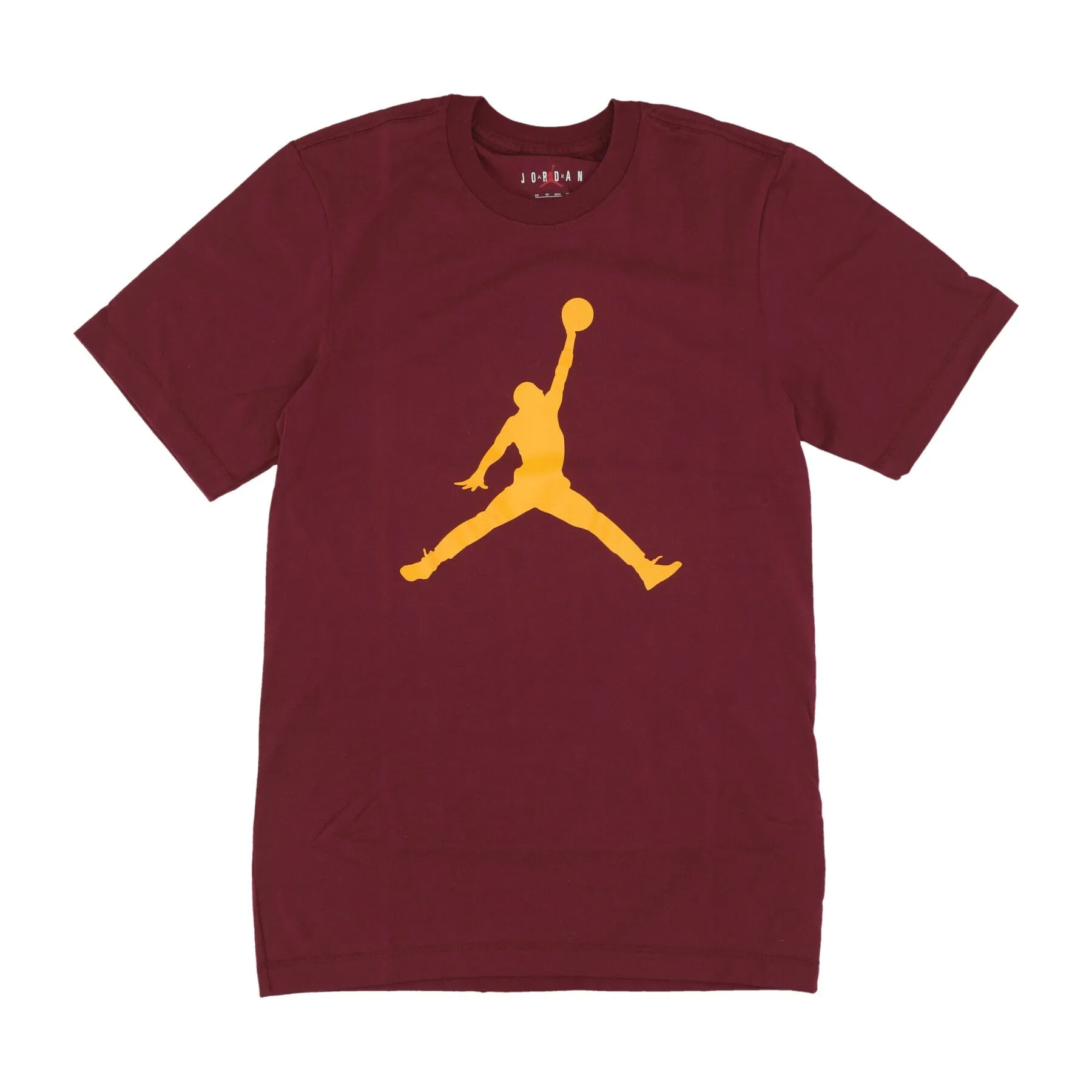 Maglietta Uomo Jumpman Crew Cherrywood Red/taxi