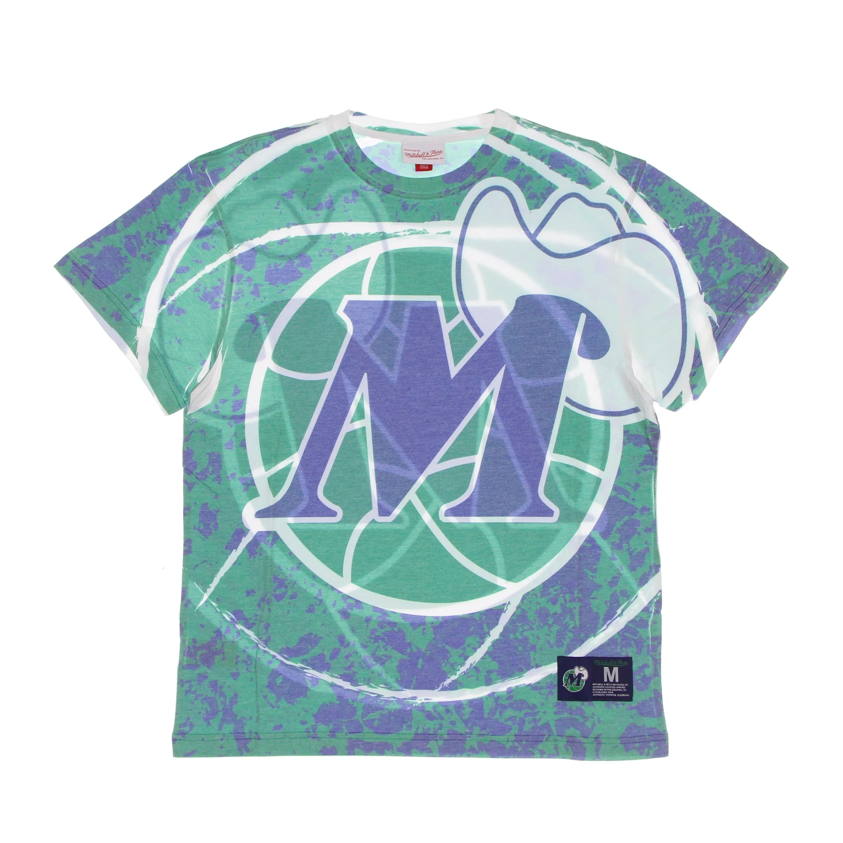 Maglietta Uomo Nba Jumbotron Tee Hardwood Classics Dalmav Dark Green/original Team Colors