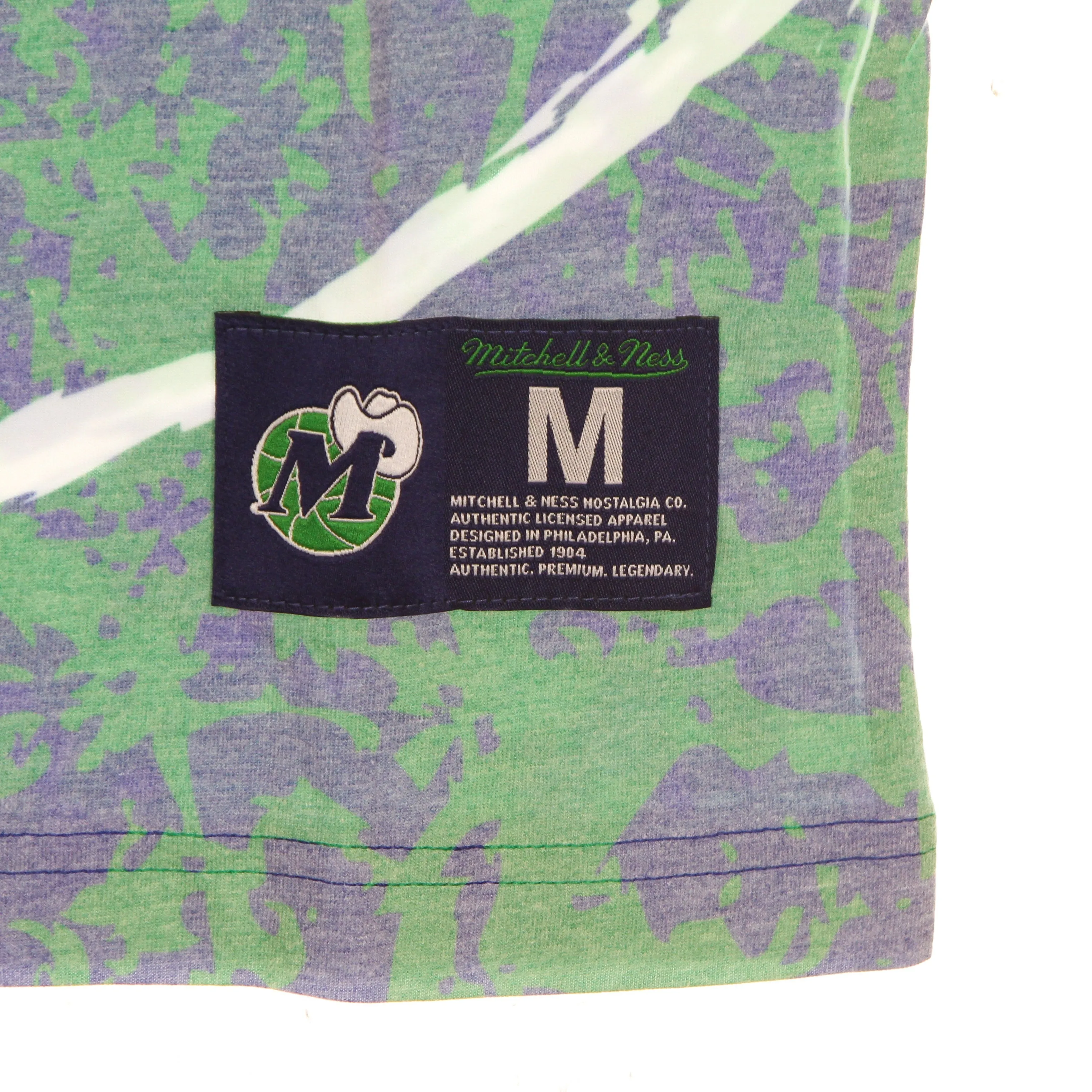 Maglietta Uomo Nba Jumbotron Tee Hardwood Classics Dalmav Dark Green/original Team Colors