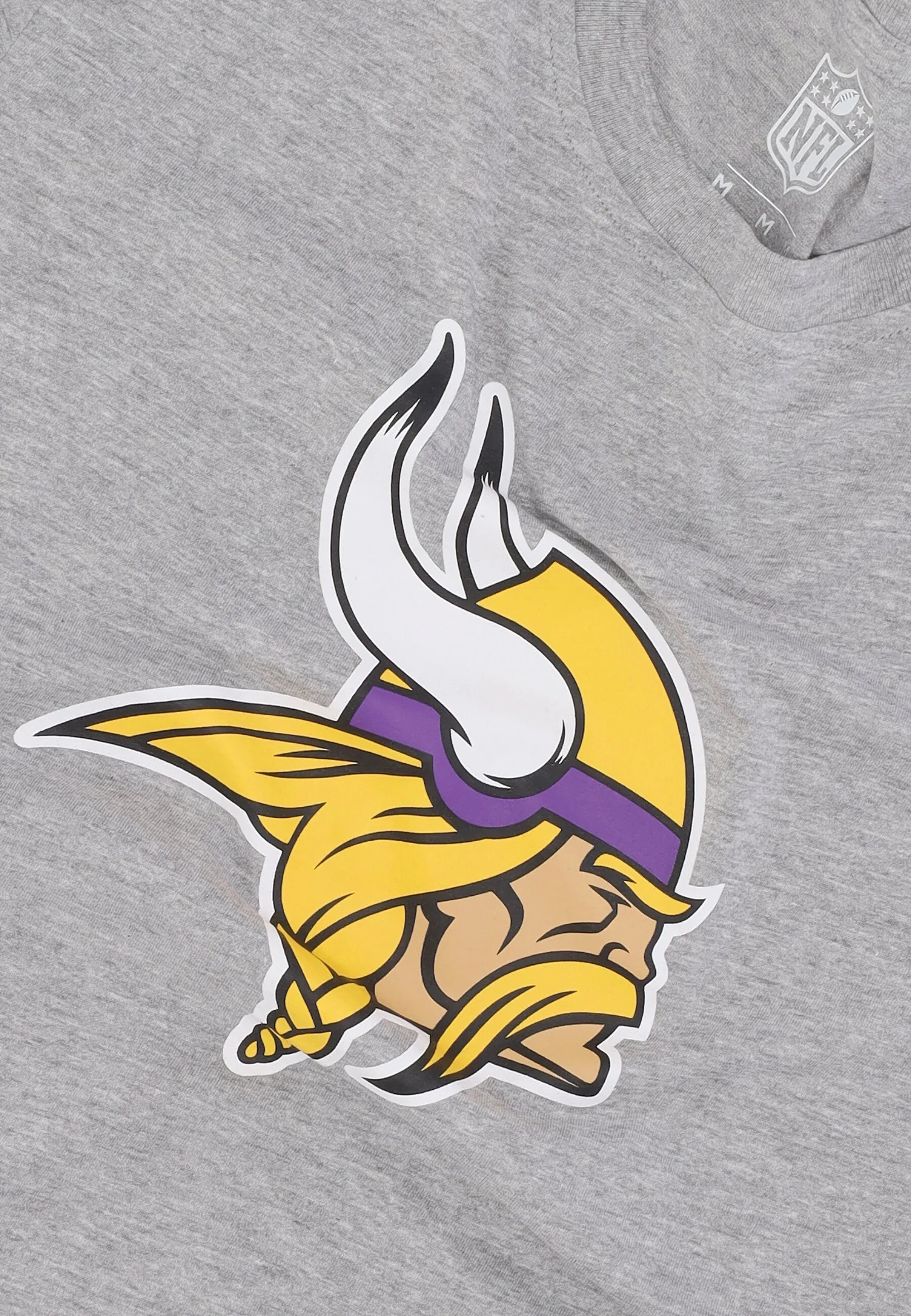 Maglietta Uomo Nfl Primary Logo Graphic Tee Minvik Sport Grey Heather