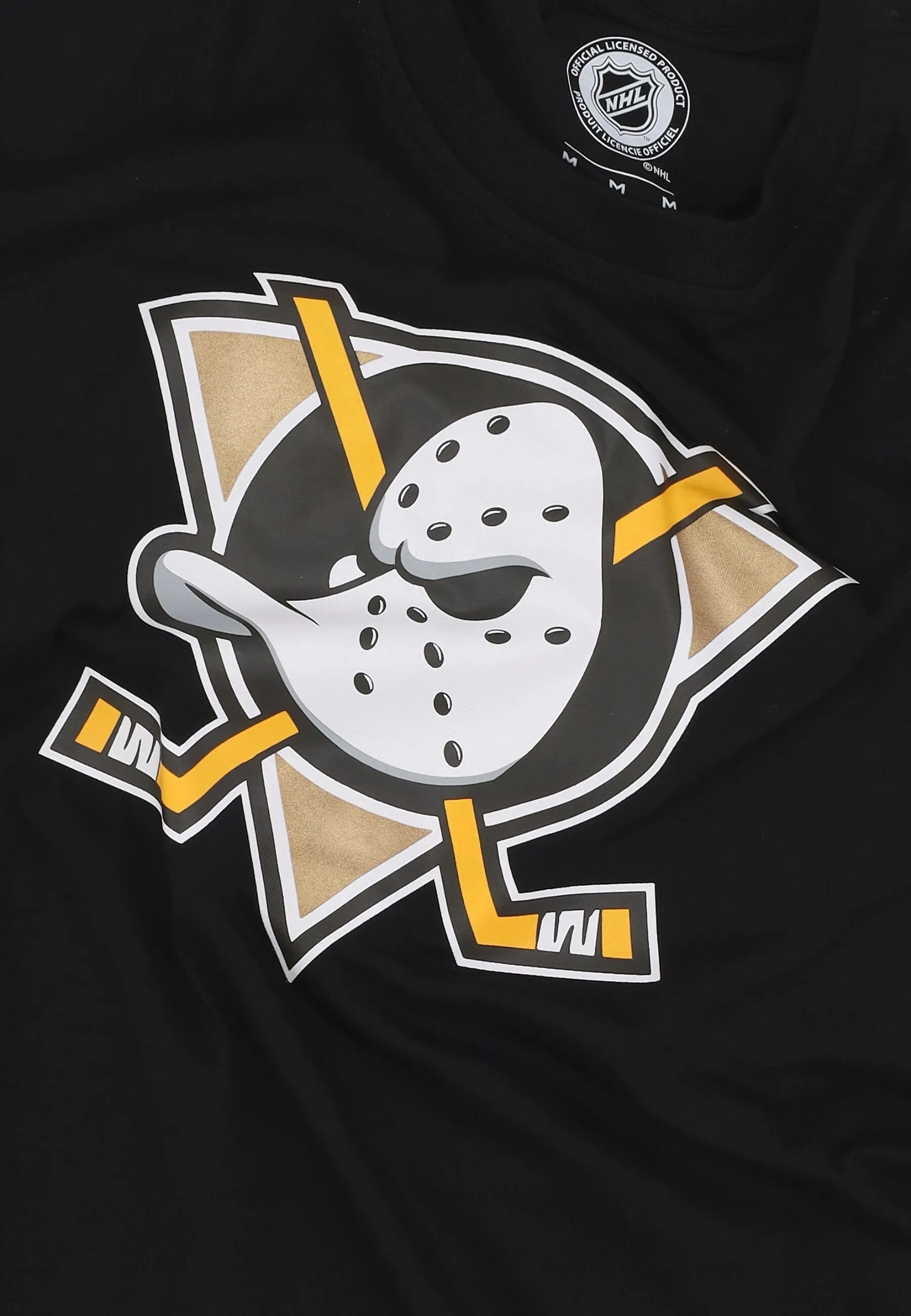Maglietta Uomo Nhl Primary Logo Graphic Tee Anaduc Black