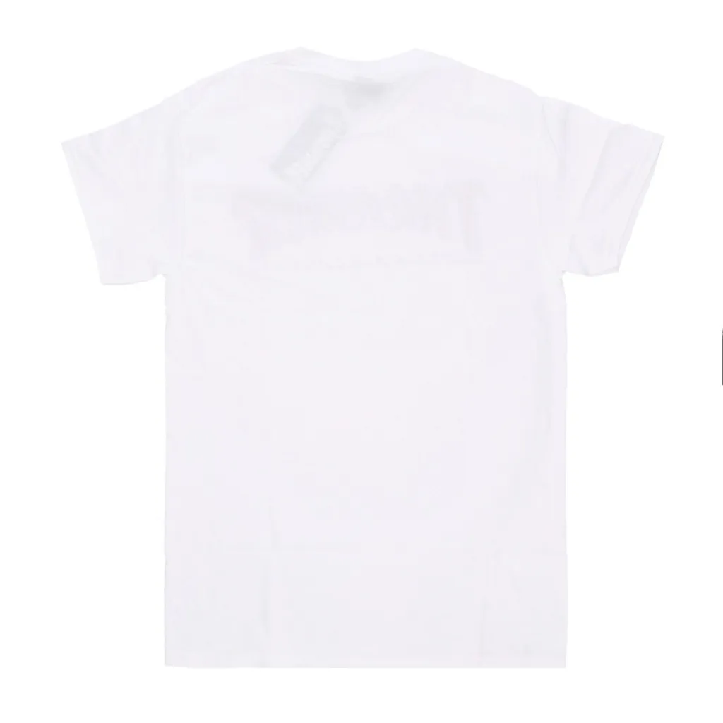 maglietta uomo outline tee WHITE/RED