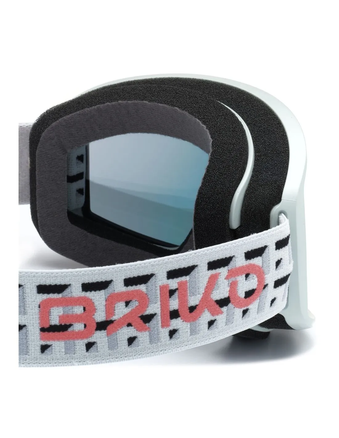 Maschera da sci Briko Homer BIANCO MENTA GRAPHIC-RM2