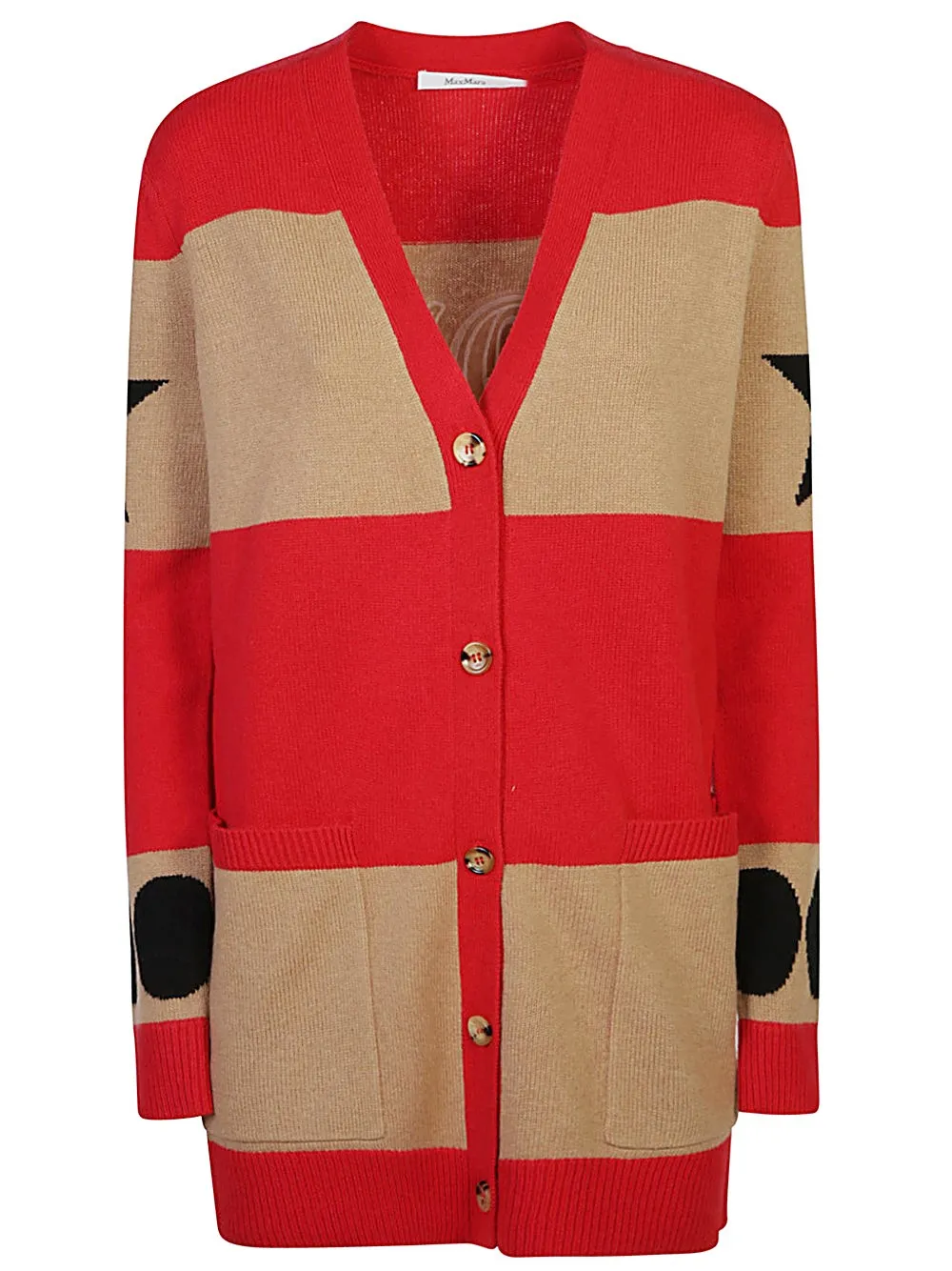 Max Mara-Cardigan Valido a righe con motivo 1951