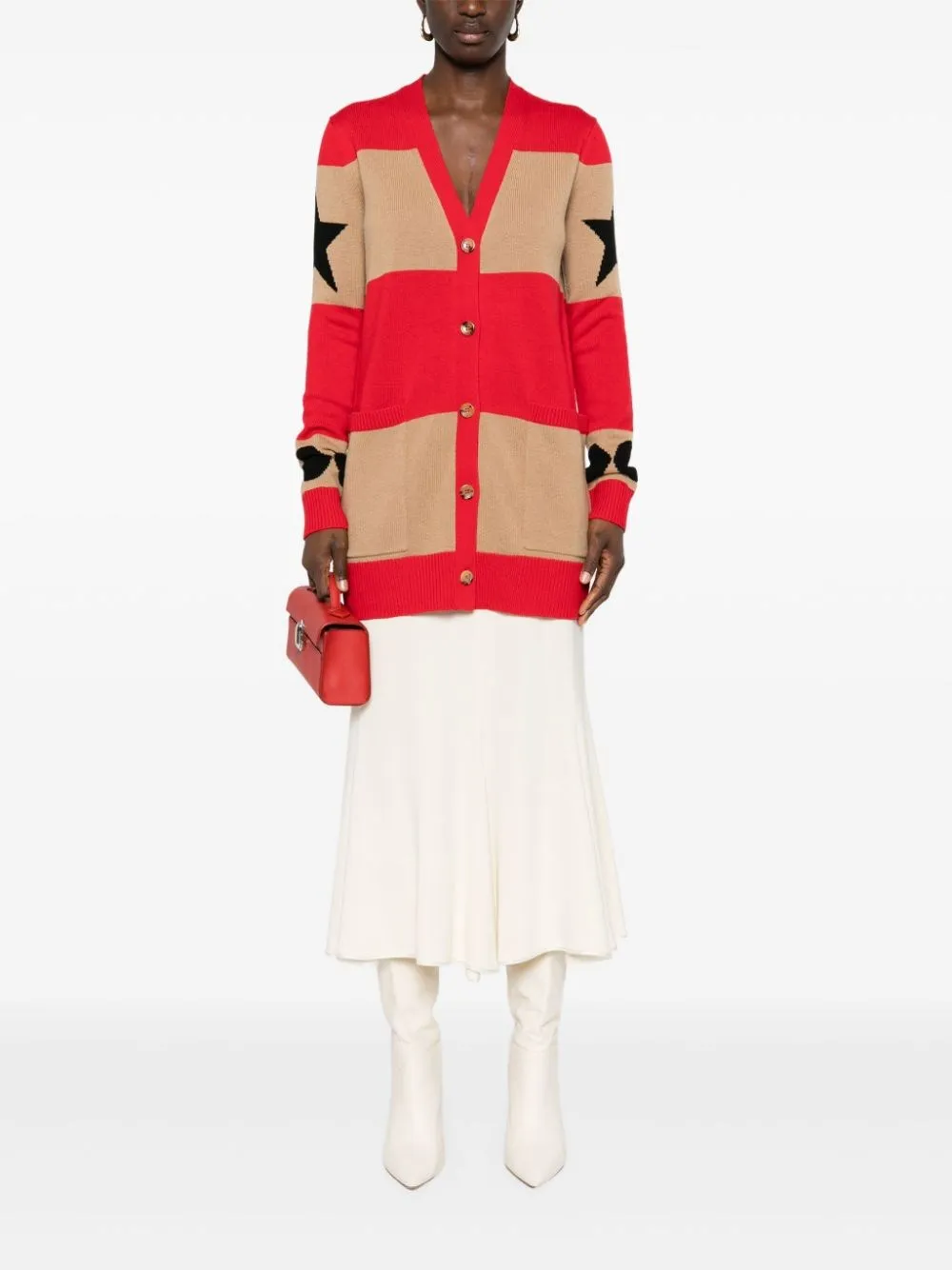 Max Mara-Cardigan Valido a righe con motivo 1951
