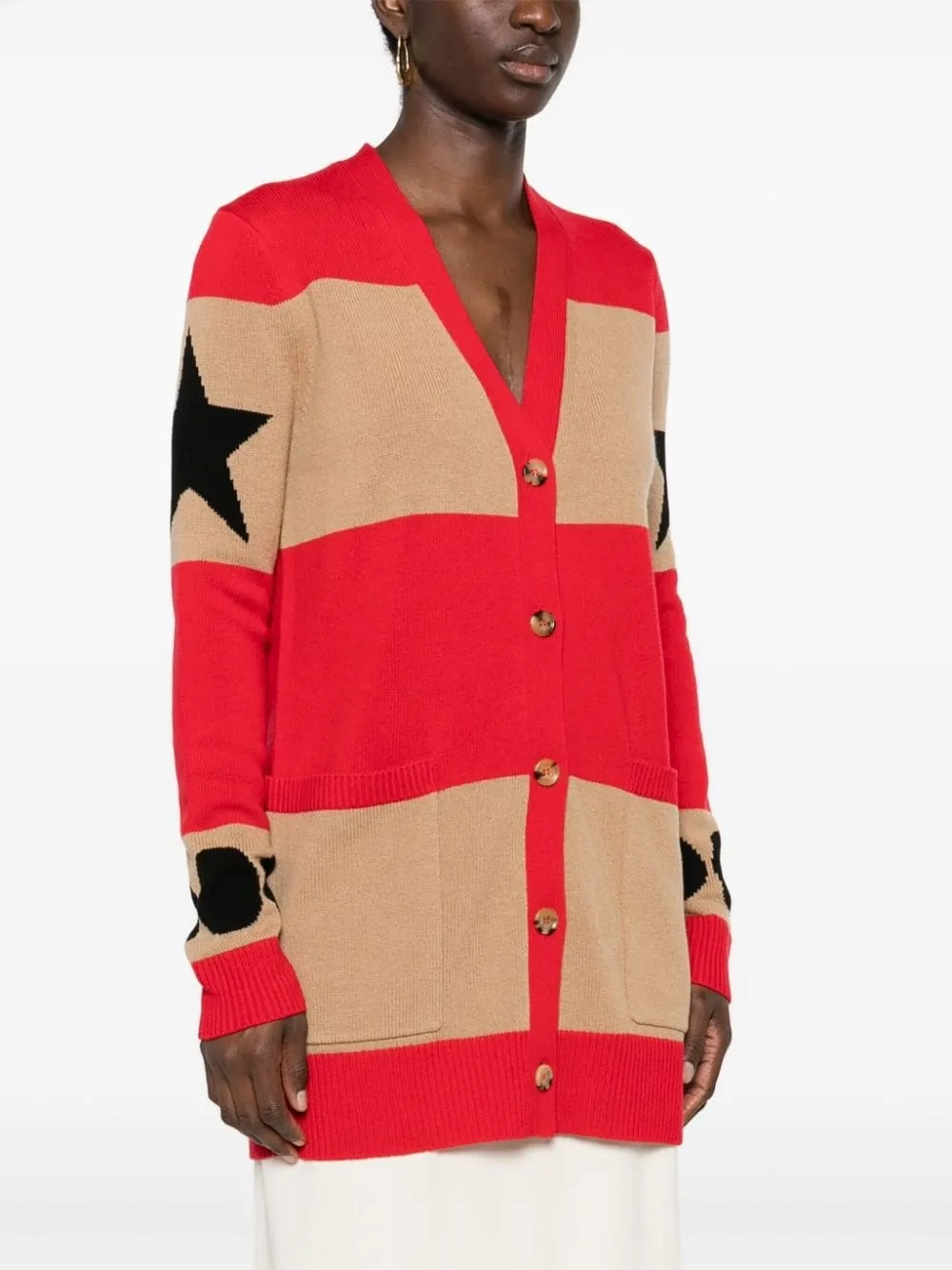 Max Mara-Cardigan Valido a righe con motivo 1951