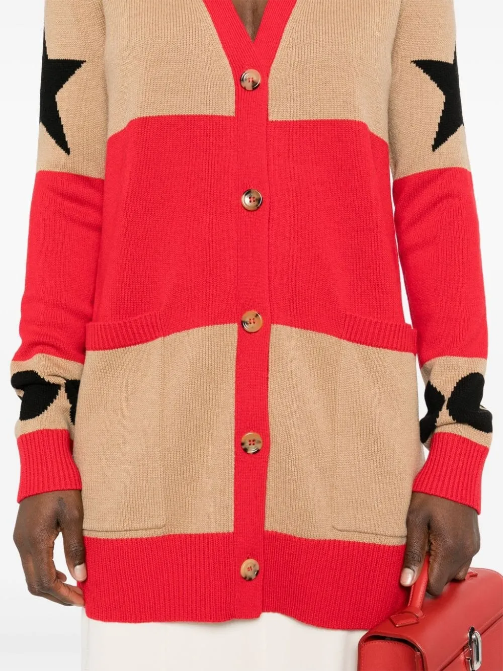 Max Mara-Cardigan Valido a righe con motivo 1951