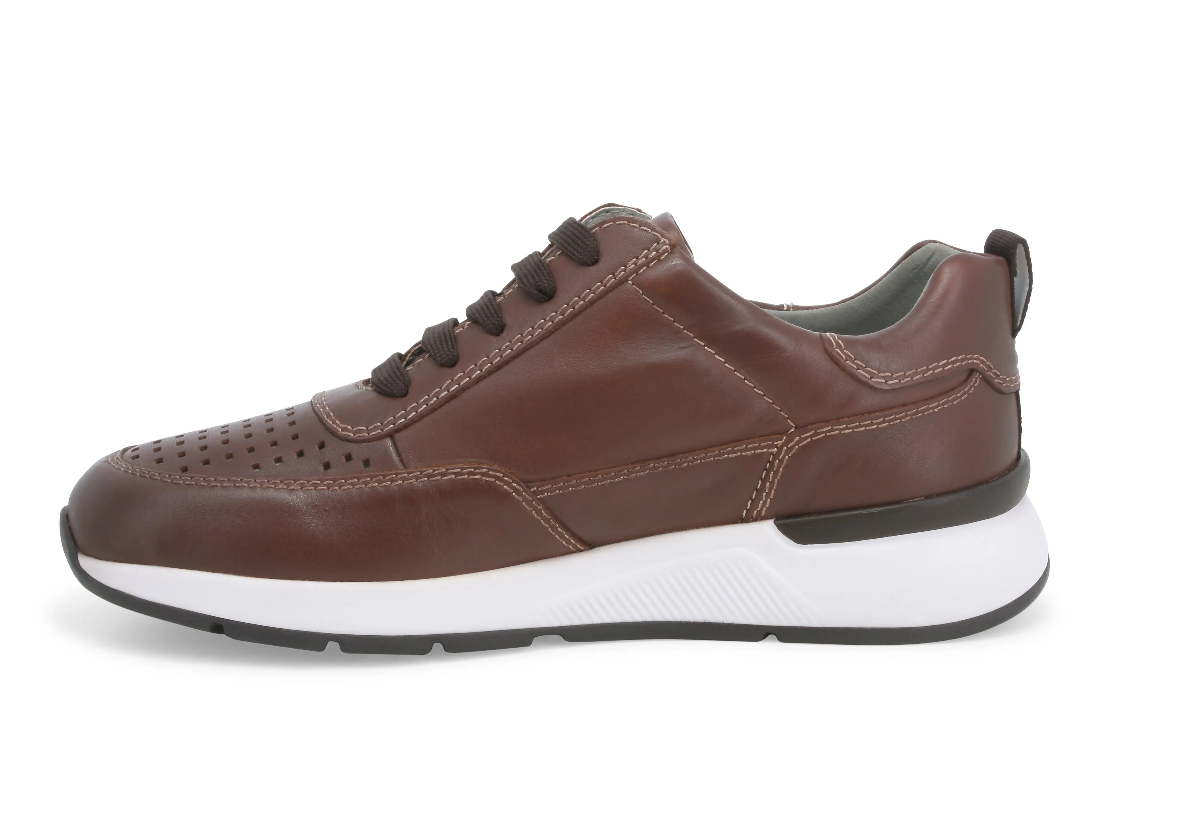 Melluso Uomo Scarpe con Lacci e Zip Tomaia Pelle