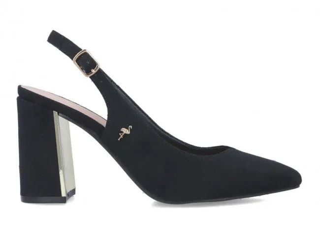 MENBUR SCARPE CON TACCO DONNA ESTATE 23116 01  ELEUSIS NERO
