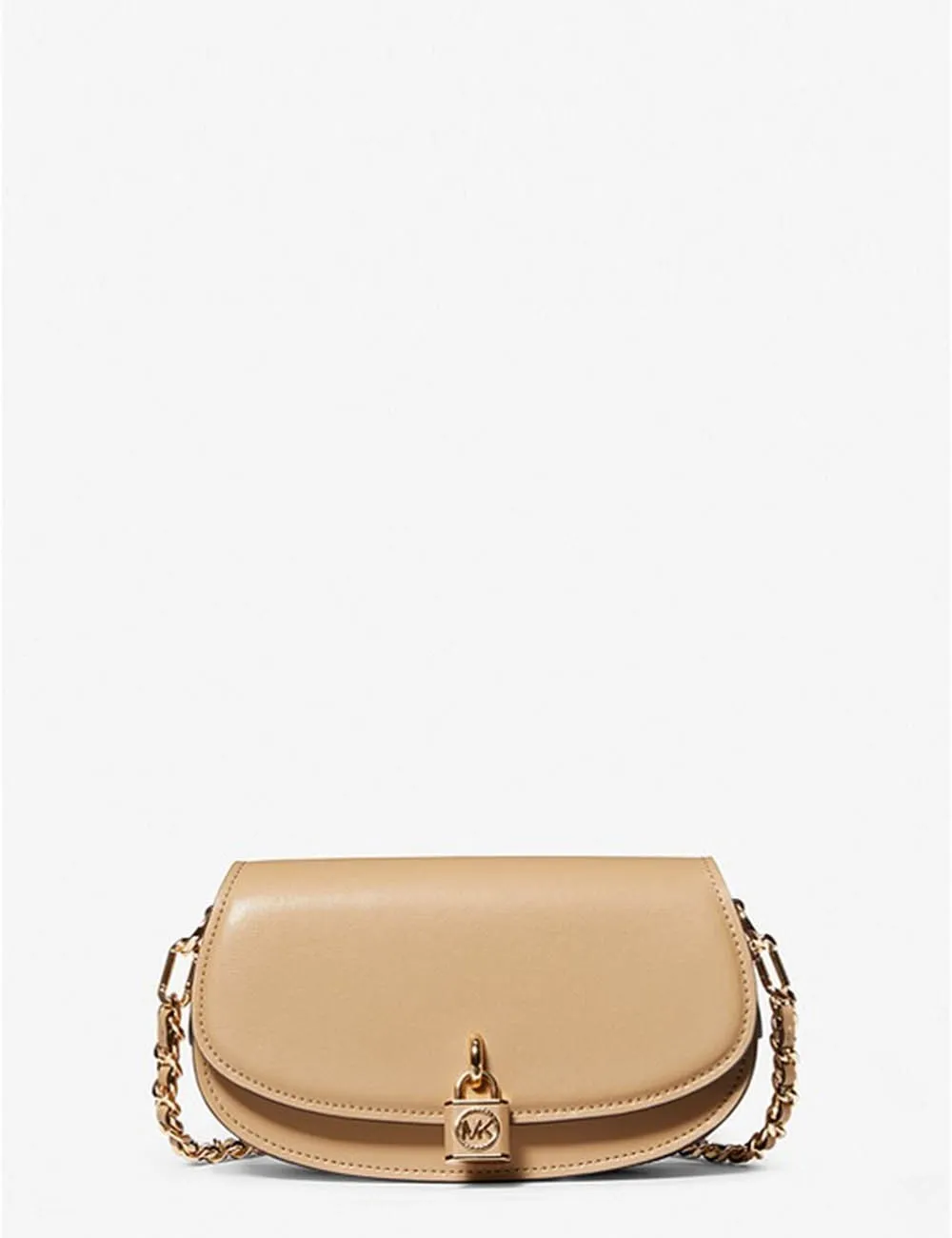 Michael Kors     Borsa a tracolla Mila piccola in pelle Cammello