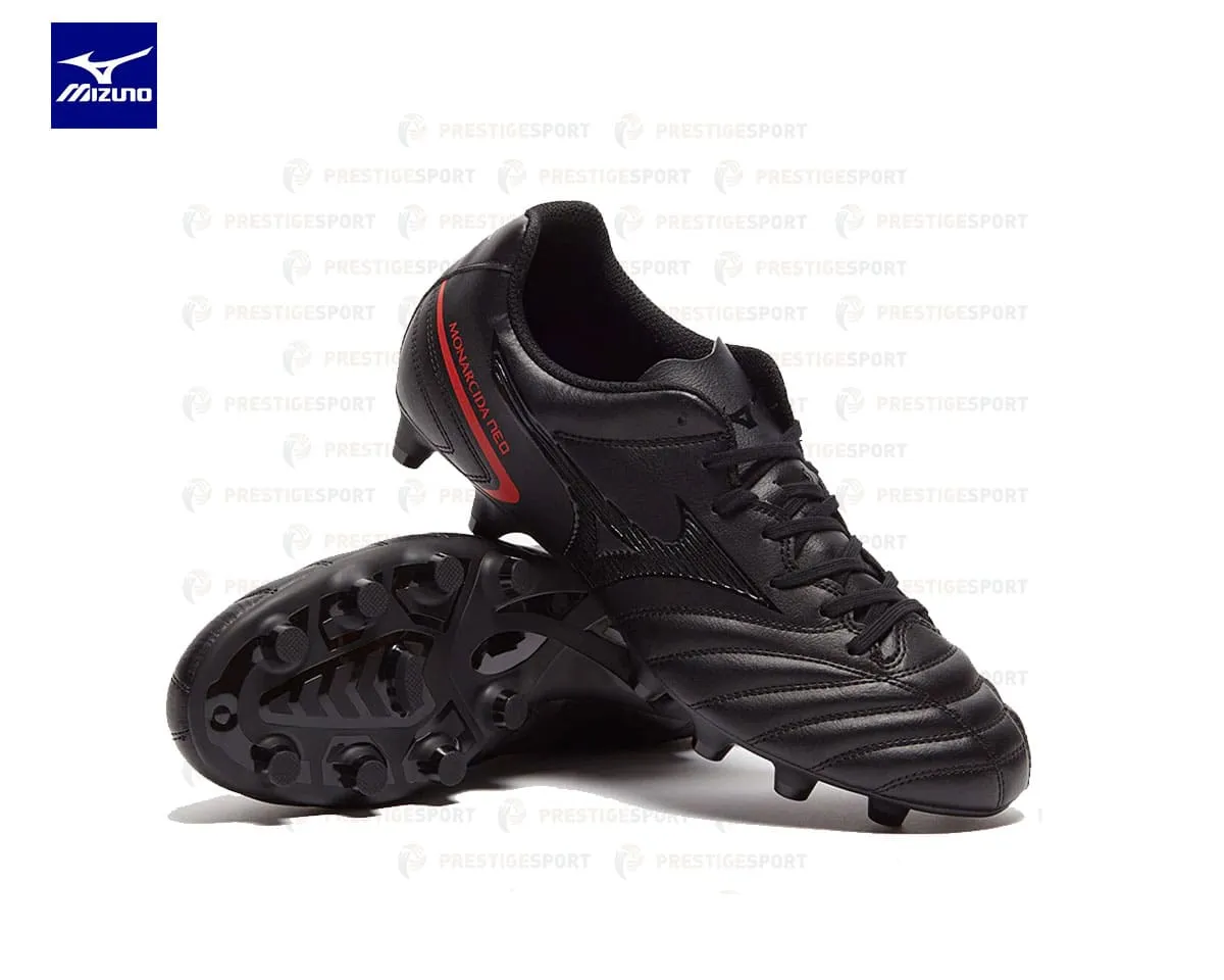 MIZUNO MONARCIDA NEO II AG NERO ROSSO SCARPA CALCIO