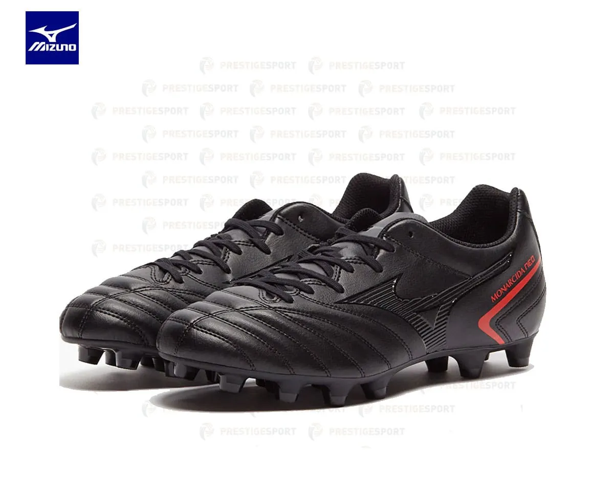 MIZUNO MONARCIDA NEO II AG NERO ROSSO SCARPA CALCIO