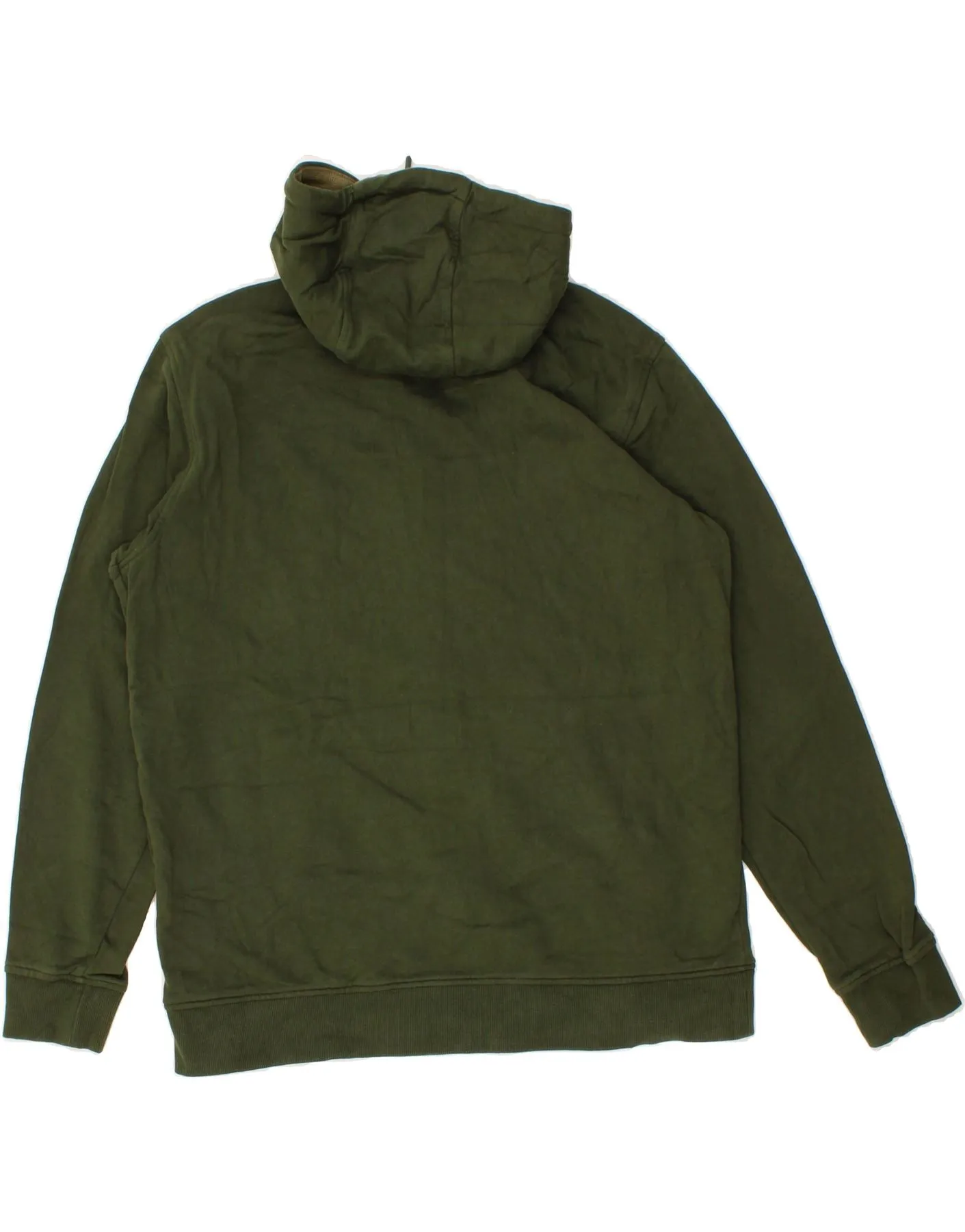 MOUNTAIN WAREHOUSE Womens Zip Hoodie Sweater UK 16 Large Green Cotton