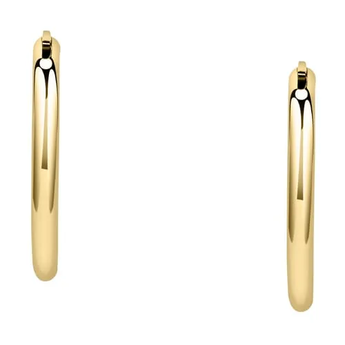 Orecchini a Cerchio - Creole in Oro, ⌀40mm