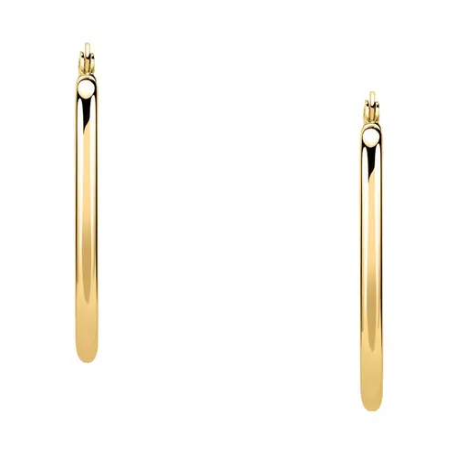 Orecchini a Cerchio - Creole in Oro, ⌀40mm