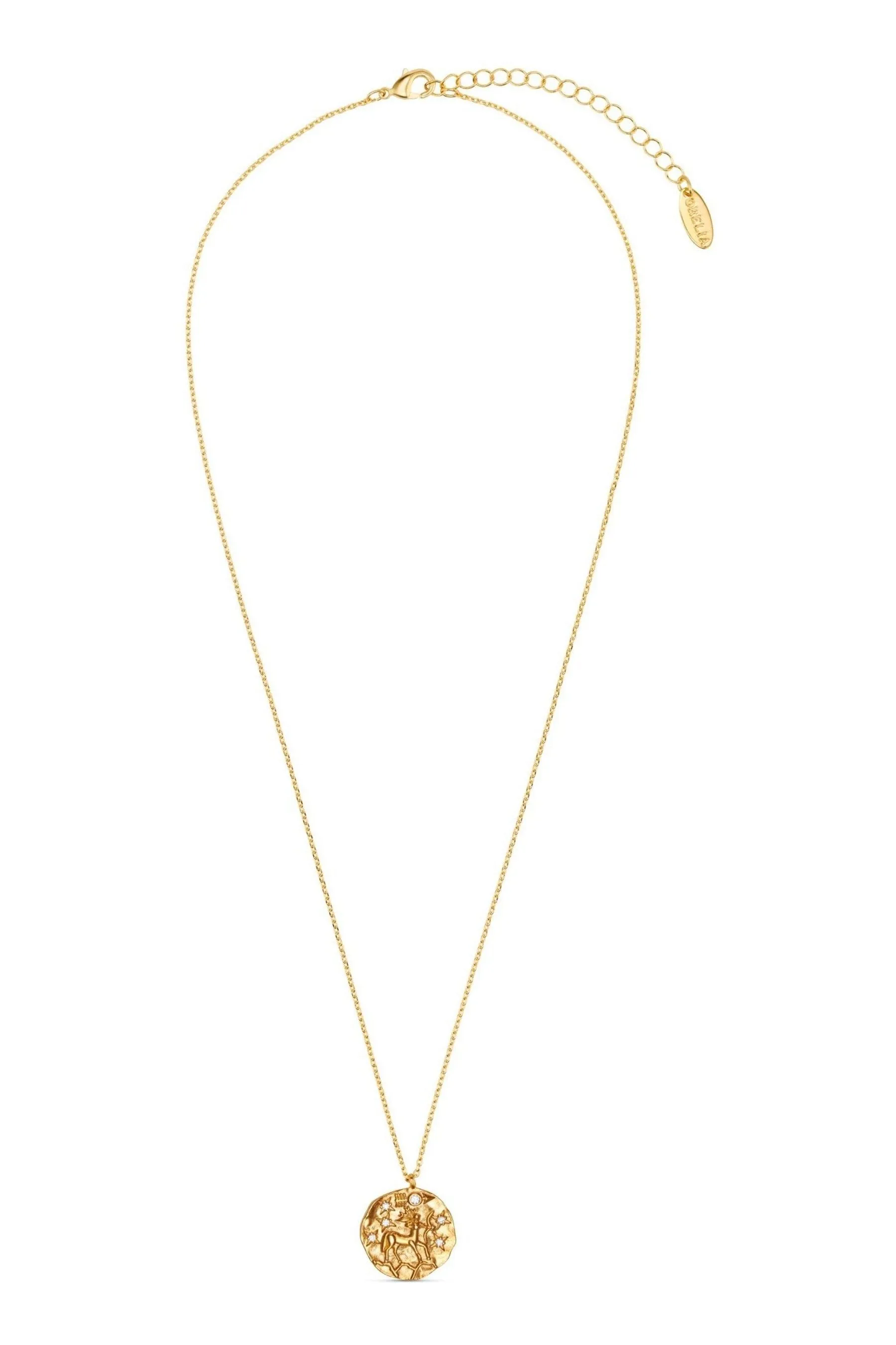 Orelia London Oro - Collana placcata con medaglione zodiaco