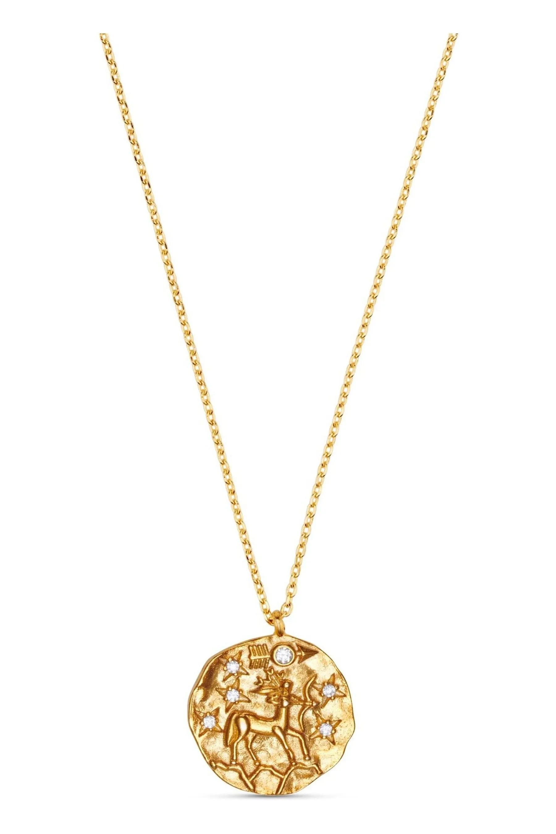 Orelia London Oro - Collana placcata con medaglione zodiaco