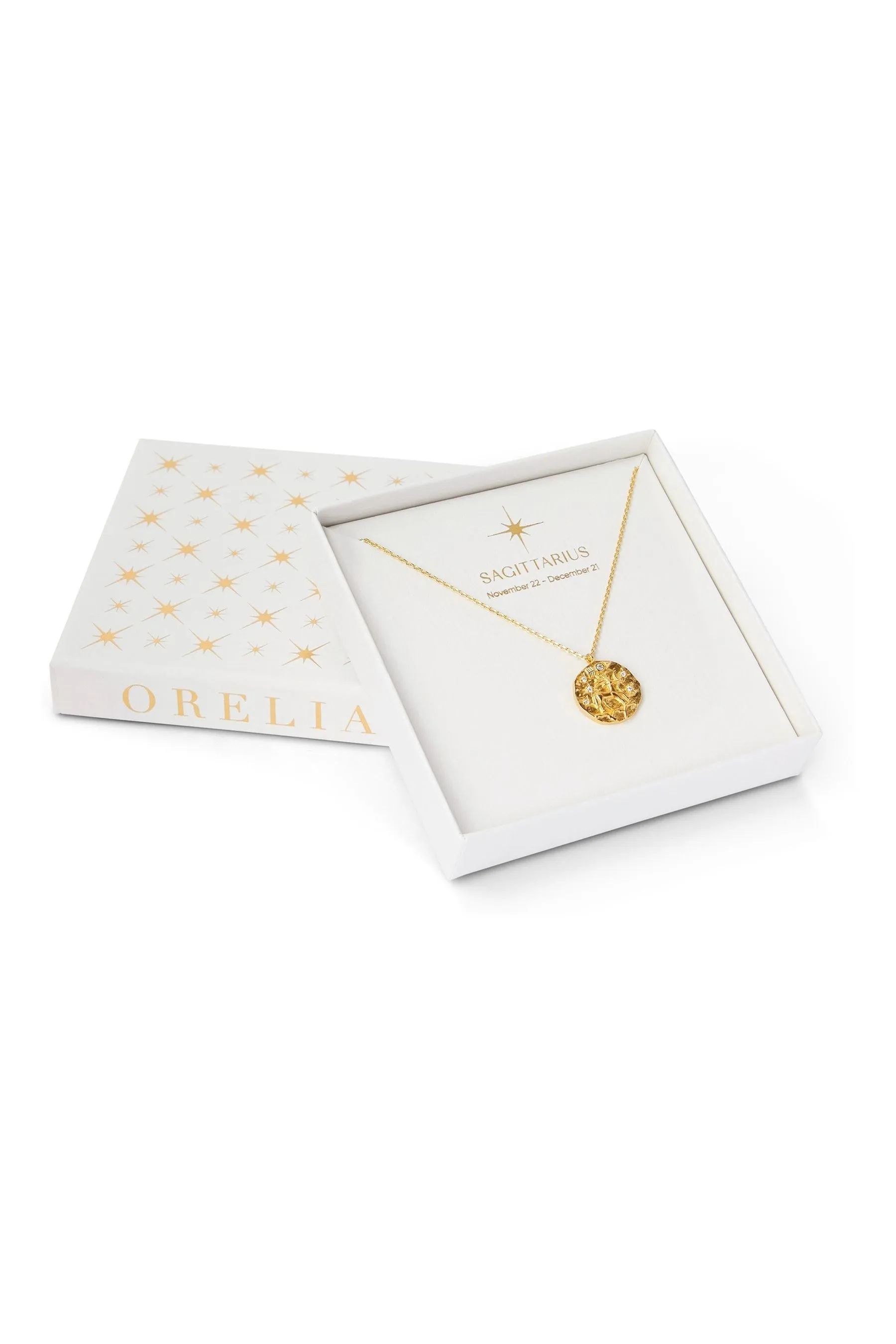 Orelia London Oro - Collana placcata con medaglione zodiaco