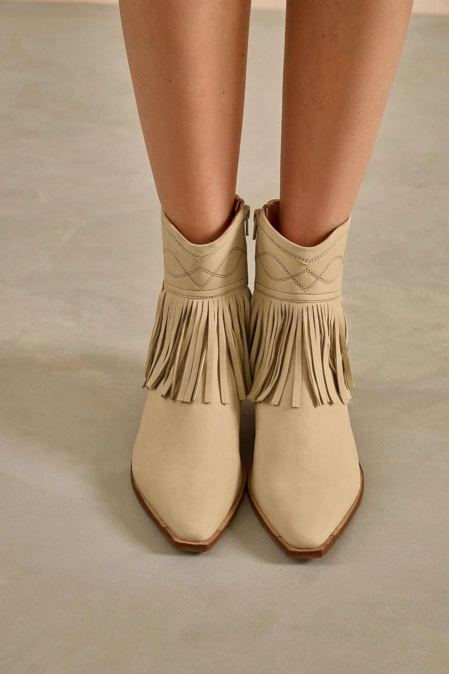 Osso  - Forever Comfort® Fringe Ankle Western/ Cowboy Boots