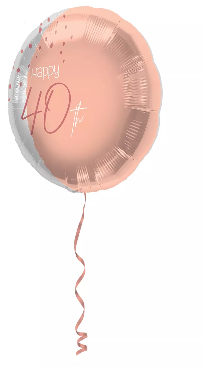 Palloncino 40° compleanno rosa