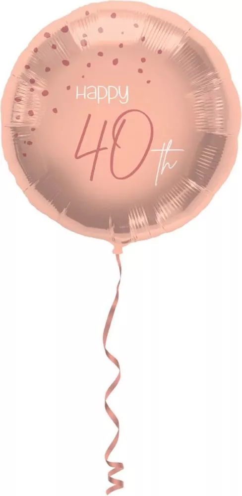 Palloncino 40° compleanno rosa