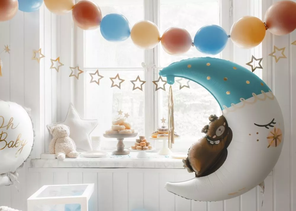 Palloncino foil blu Orsetto Teddy 98cm
