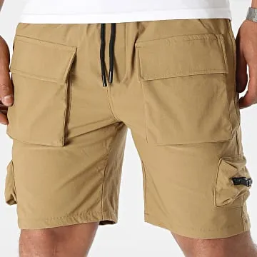 Pantaloncini Cargo color cammello