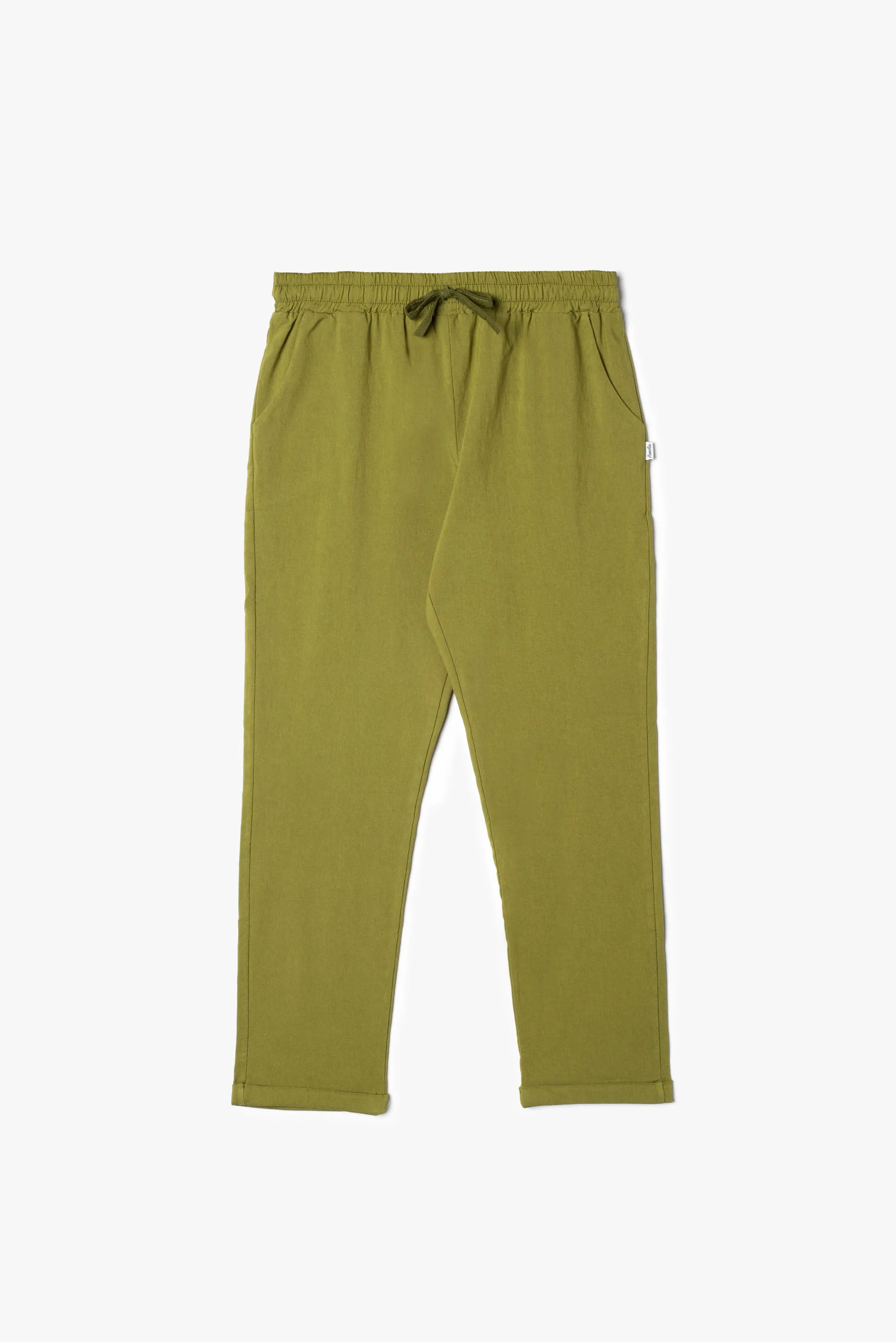 Pantalone jogger comfort fit in tessuto di bengalina