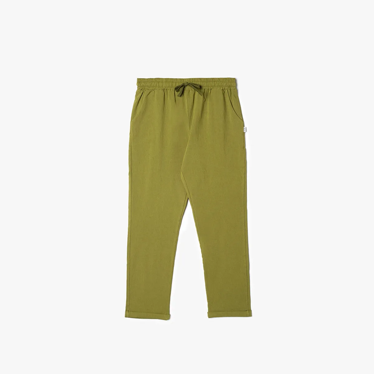 Pantalone jogger comfort fit in tessuto di bengalina