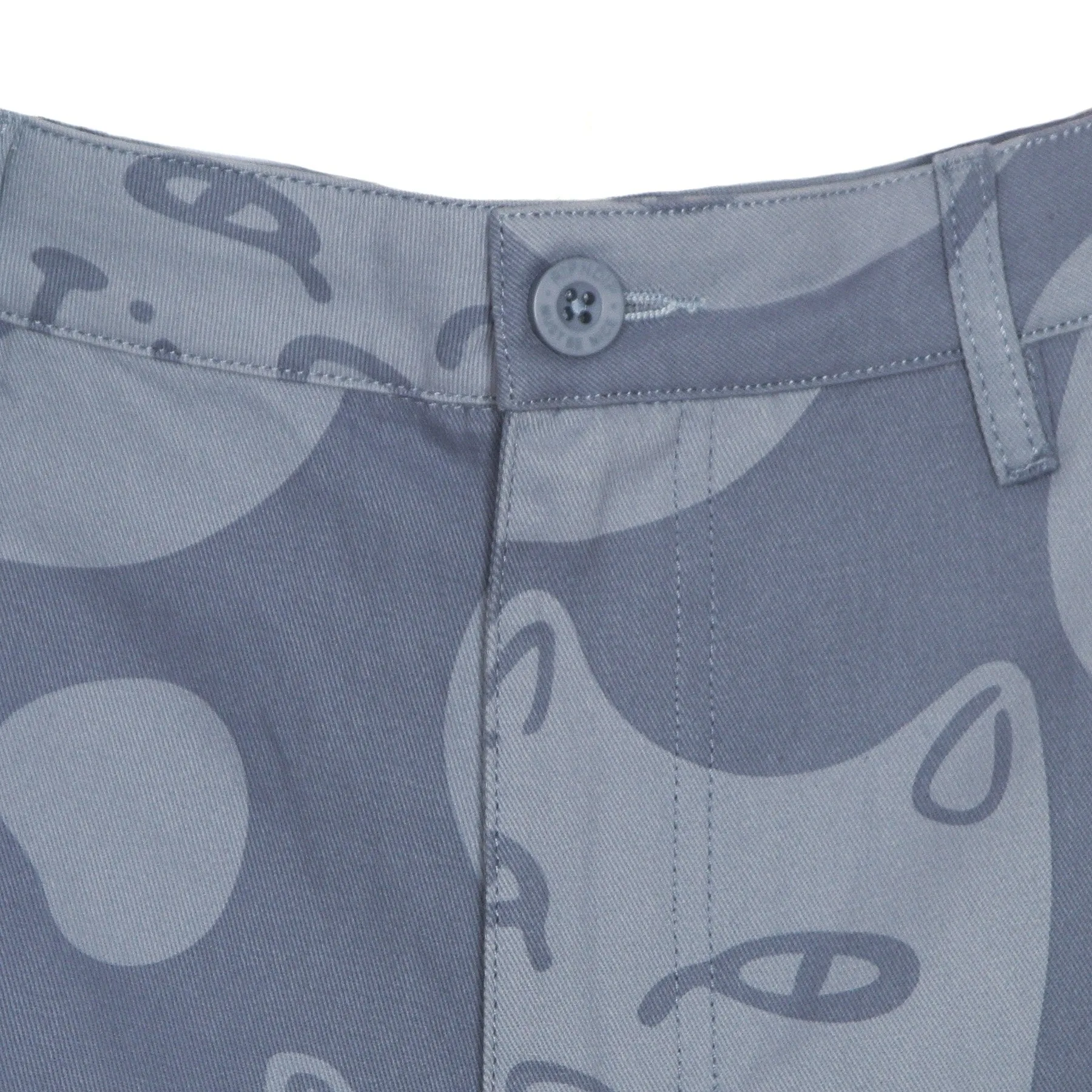 Pantalone Lungo Uomo Many Faces Cotton Twill Pants Slate Blue