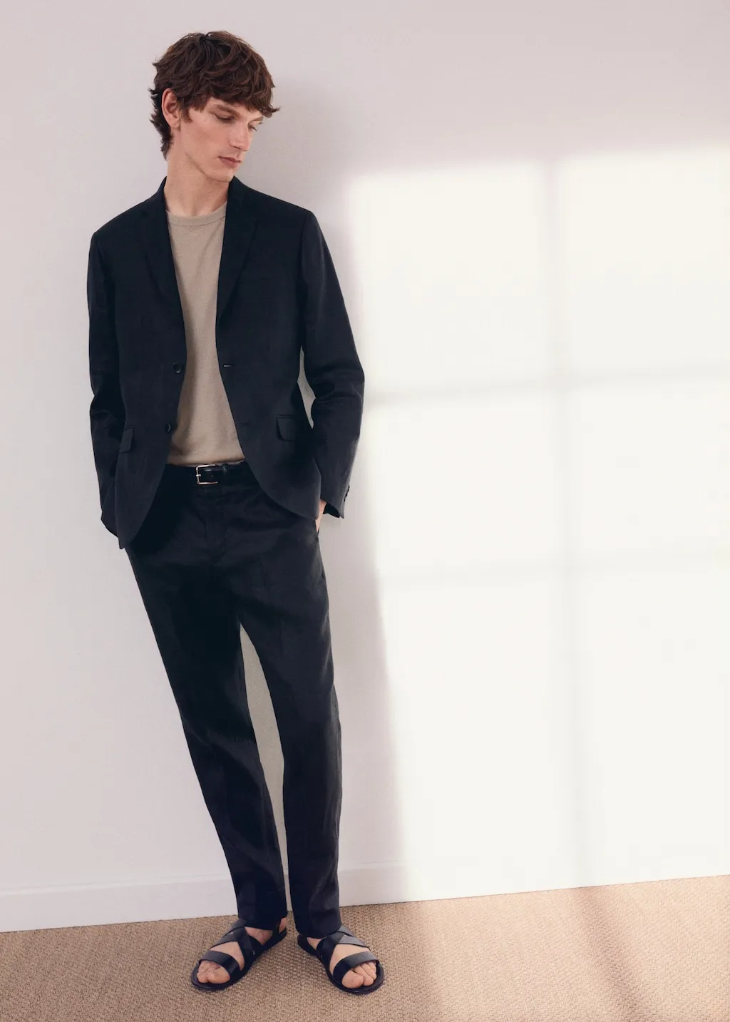 Pantaloni completo 100% lino