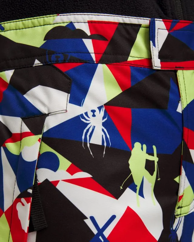 Pantaloni salopette da sci da bambino Spyder Expedition
